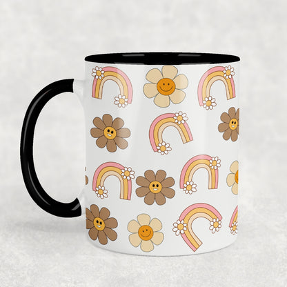 Retro Boho Ceramic Mug
