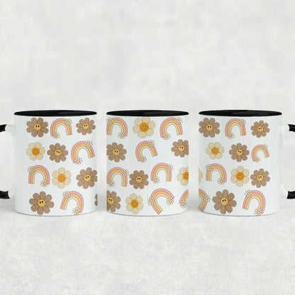Retro Boho Ceramic Mug