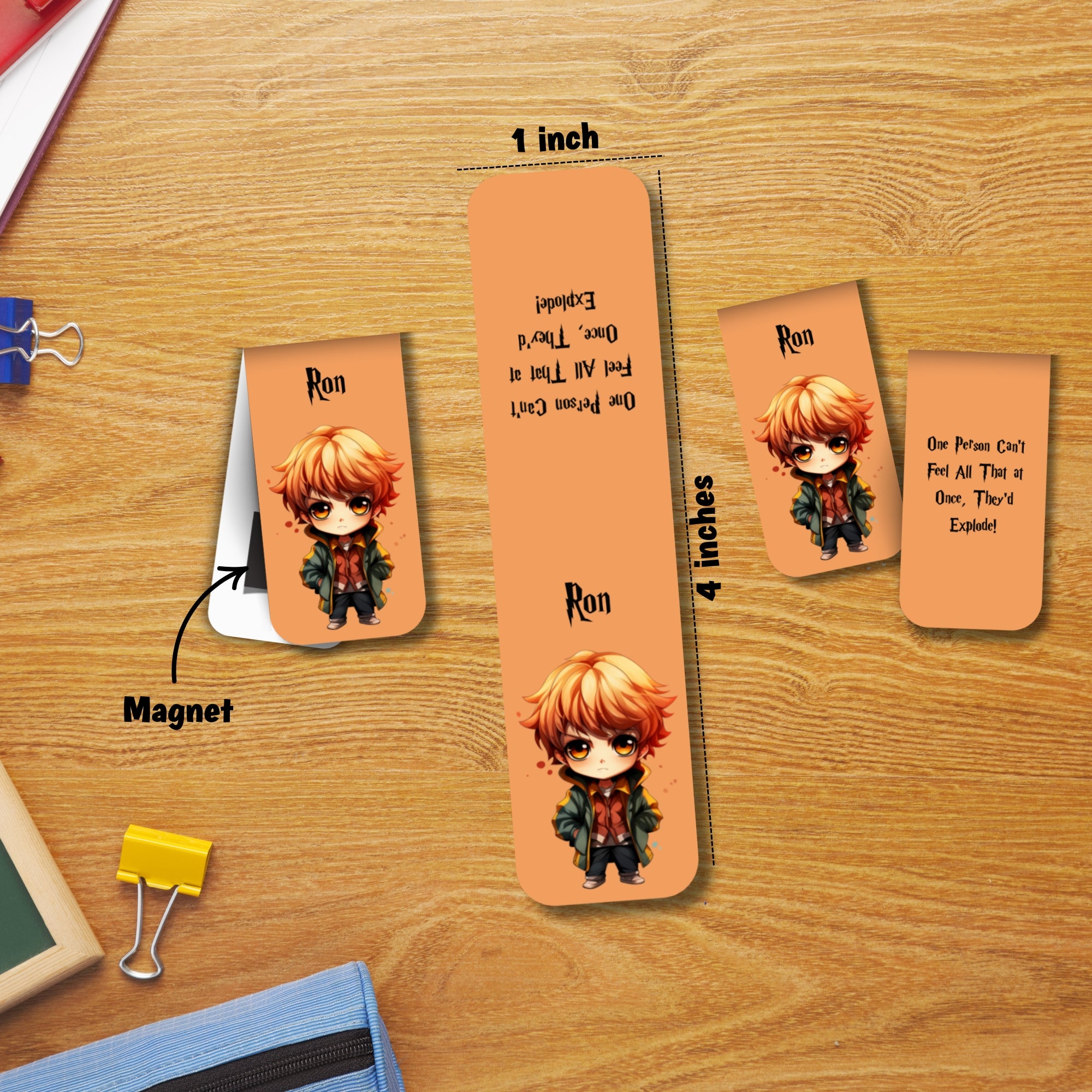 Ron Weasley Magnetic Bookmark