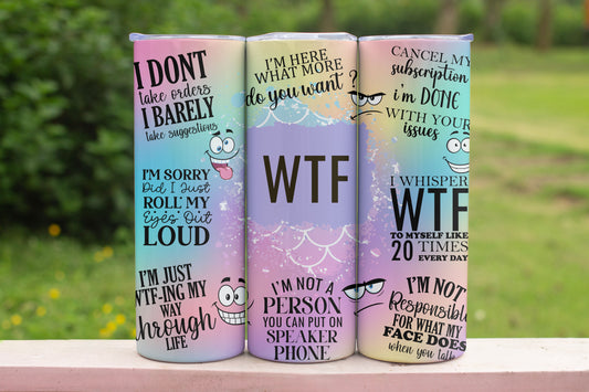 Sarcastic Quotes Stainless Steel Vacuum Insulated Tumbler