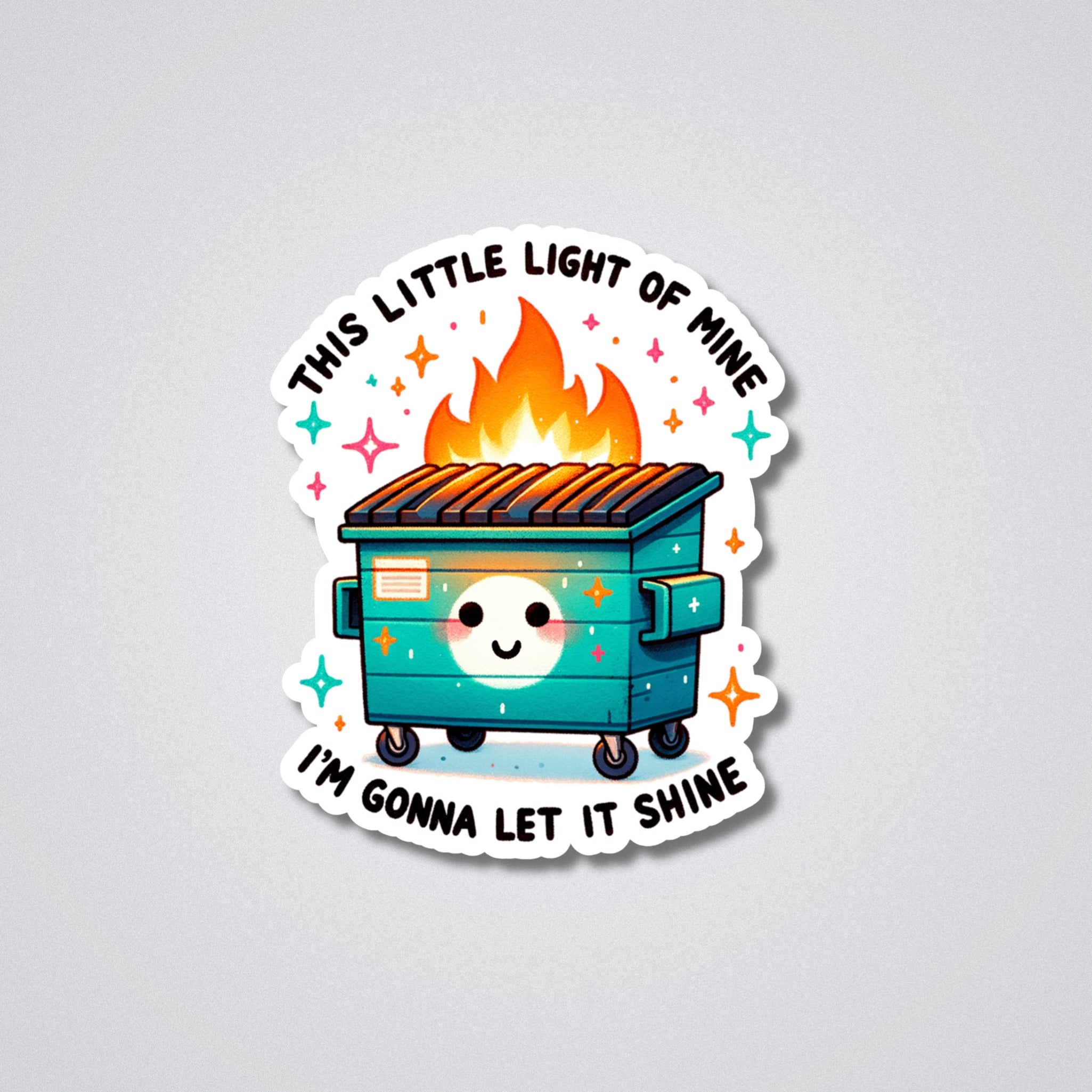 This Light Of Mine Vinyl Waterproof Sticker