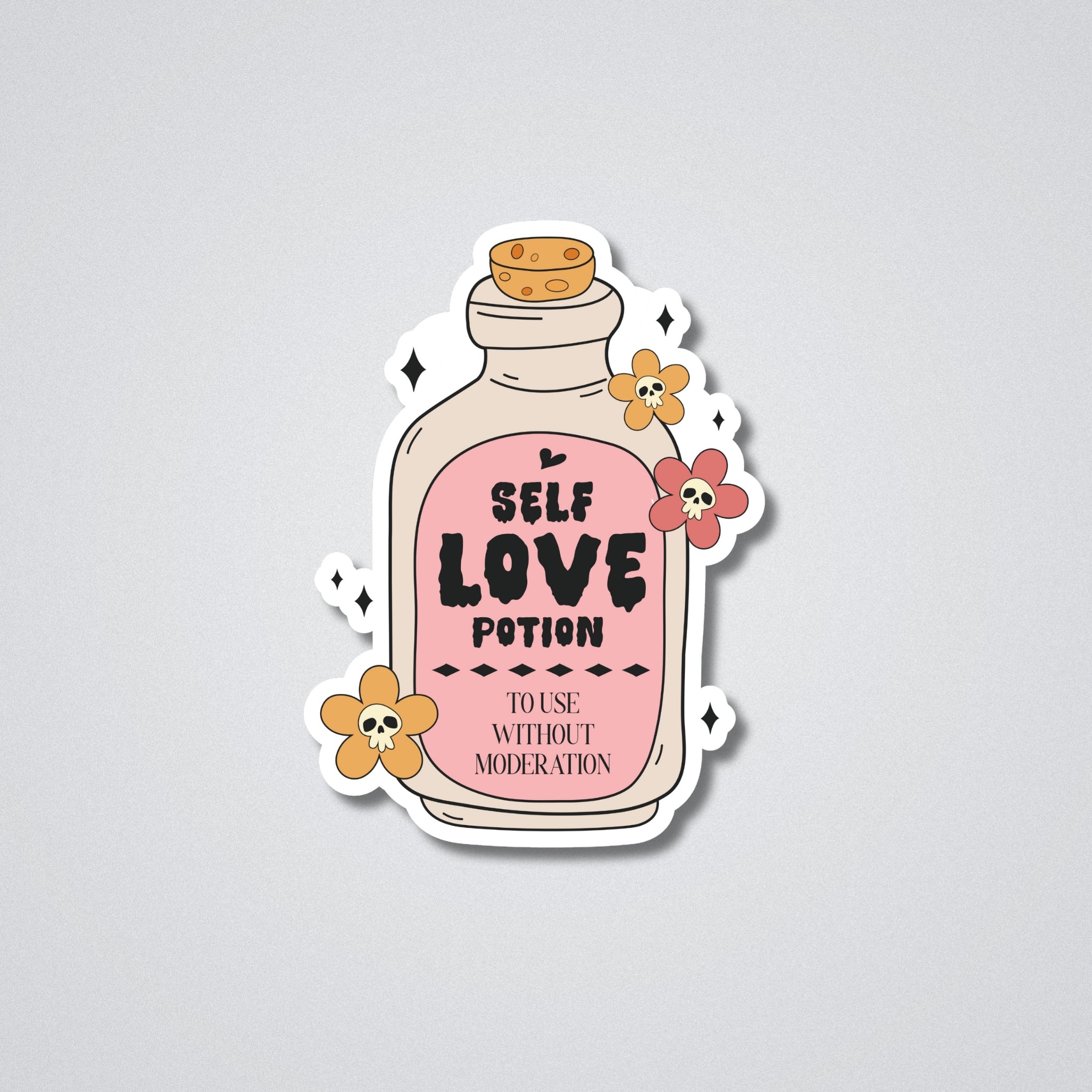Self Love Potion Vinyl Waterproof Sticker
