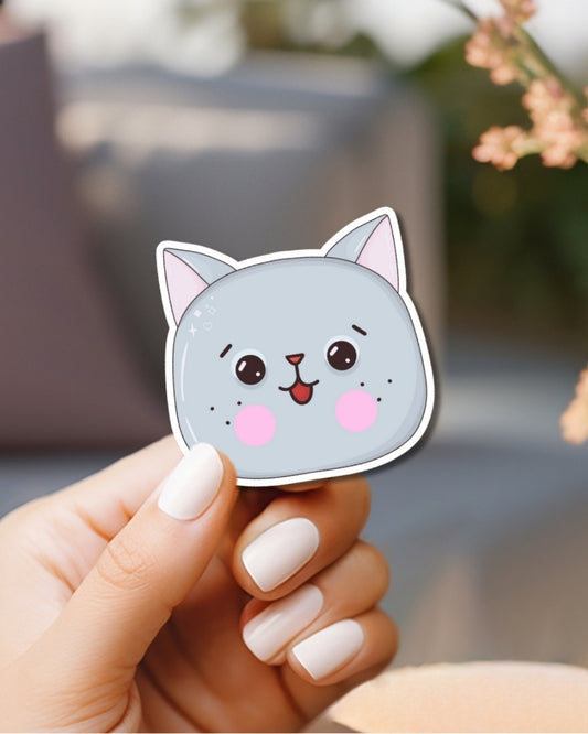 Cat Lover Vinyl Waterproof Sticker