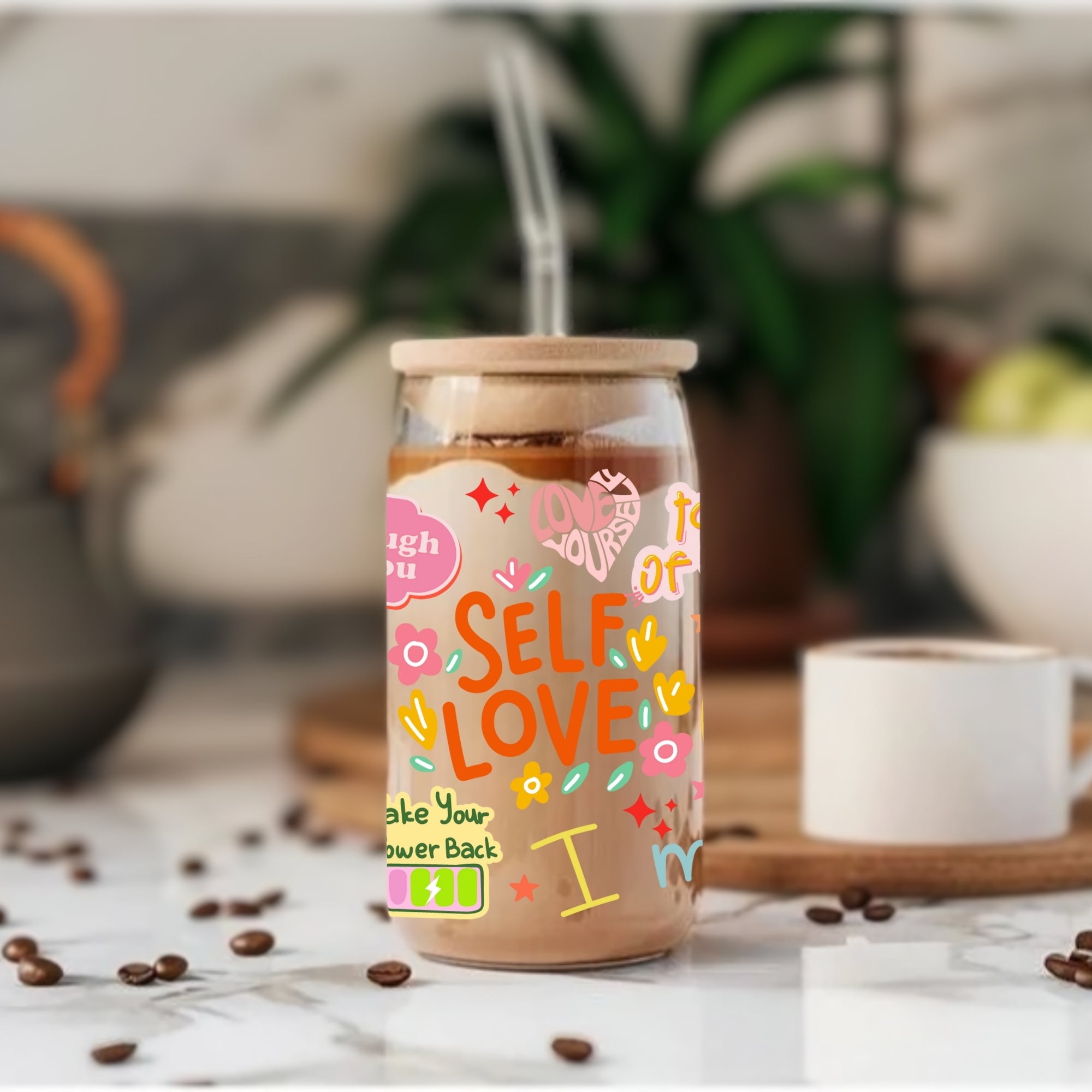 Self Love - Glass Tumbler