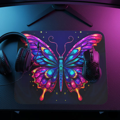 Starlight Butterfly Mouse Pad