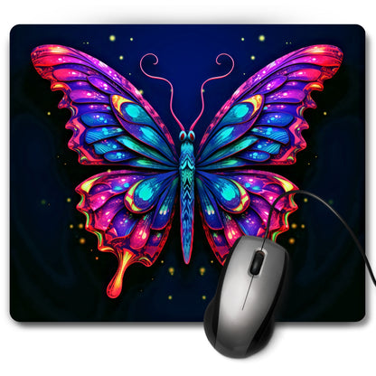 Starlight Butterfly Mouse Pad