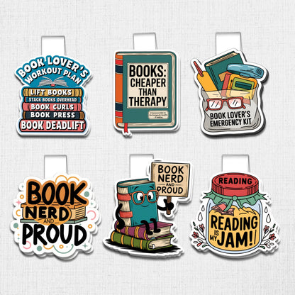 Calm Pages Magnetic Bookmarks Bundle