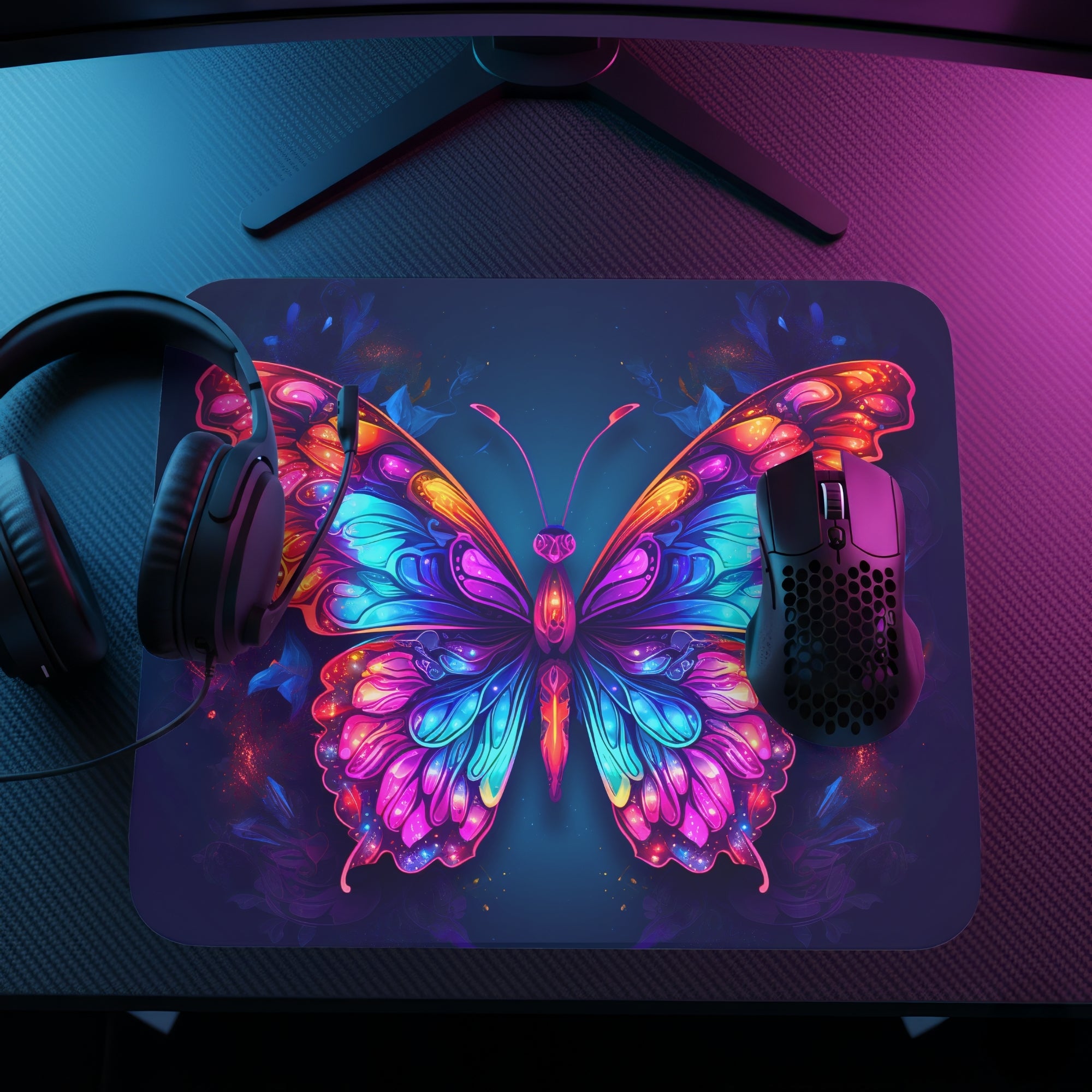 Cosmic Butterfly Mouse Pad
