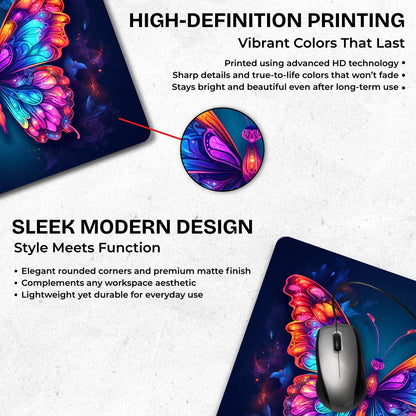 Cosmic Butterfly Mouse Pad