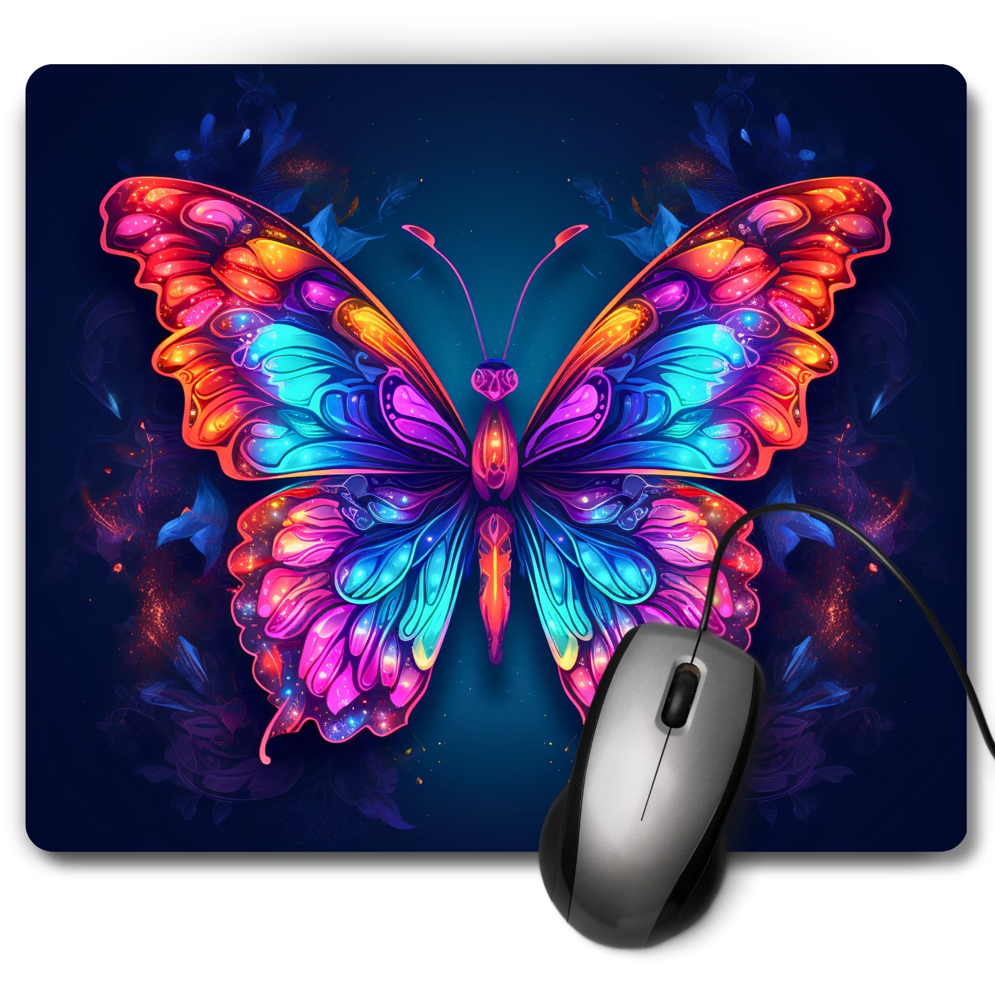 Cosmic Butterfly Mouse Pad