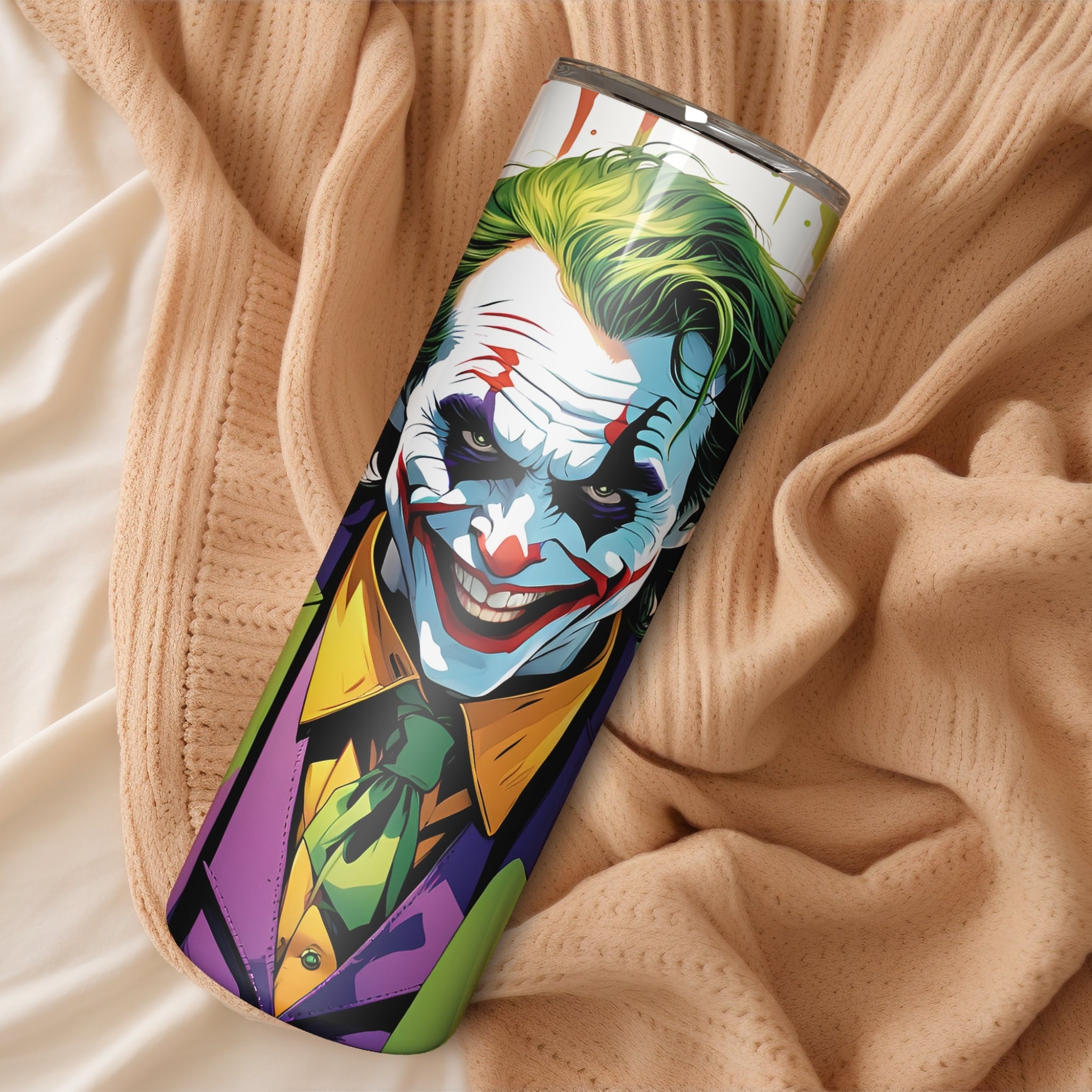 Joker Themed Stainless Steel Vacuum Insulated Tumbler