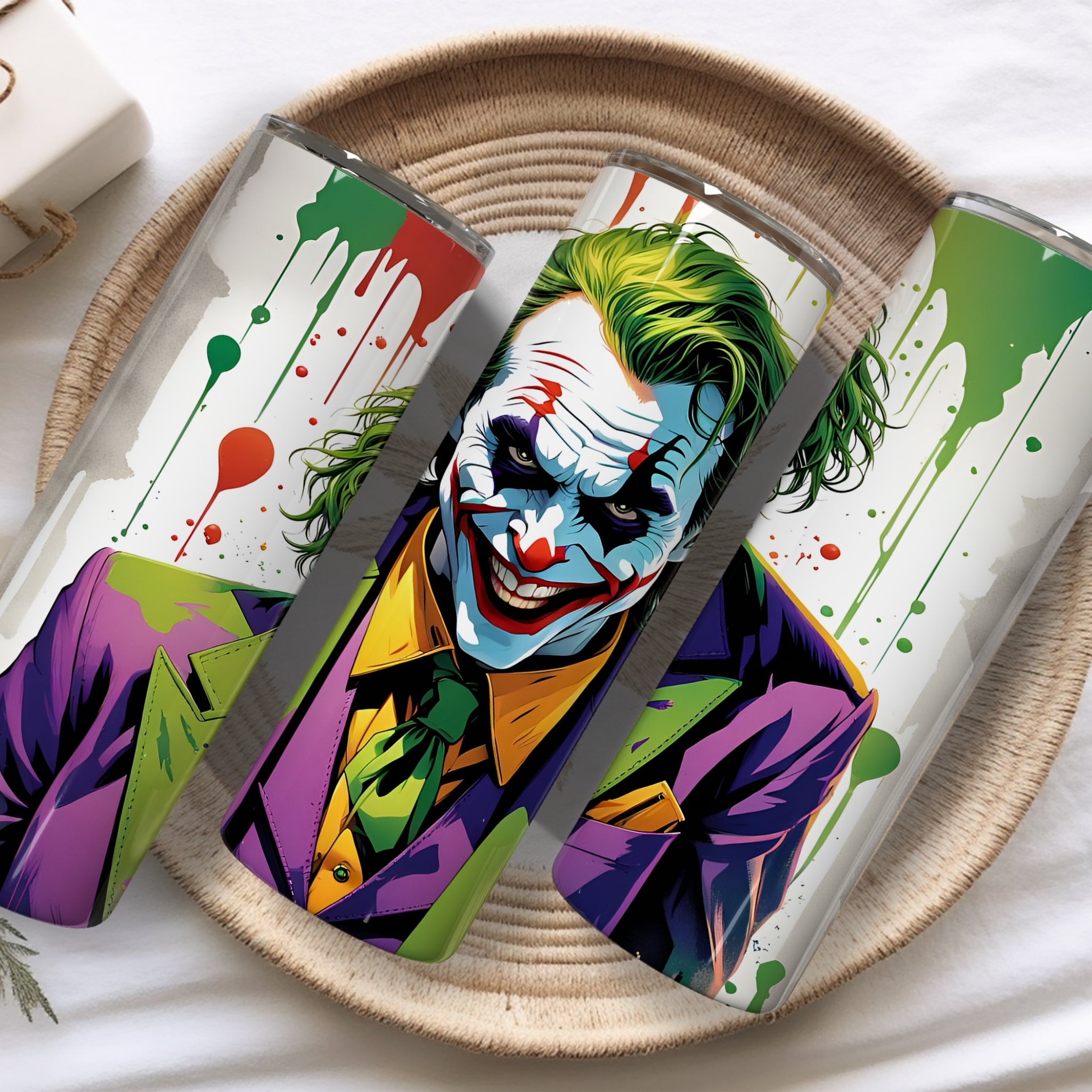 Joker Themed Stainless Steel Vacuum Insulated Tumbler