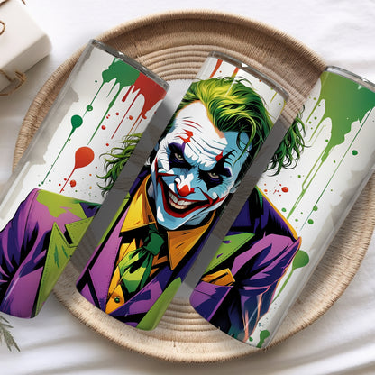 Joker Themed Stainless Steel Vacuum Insulated Tumbler