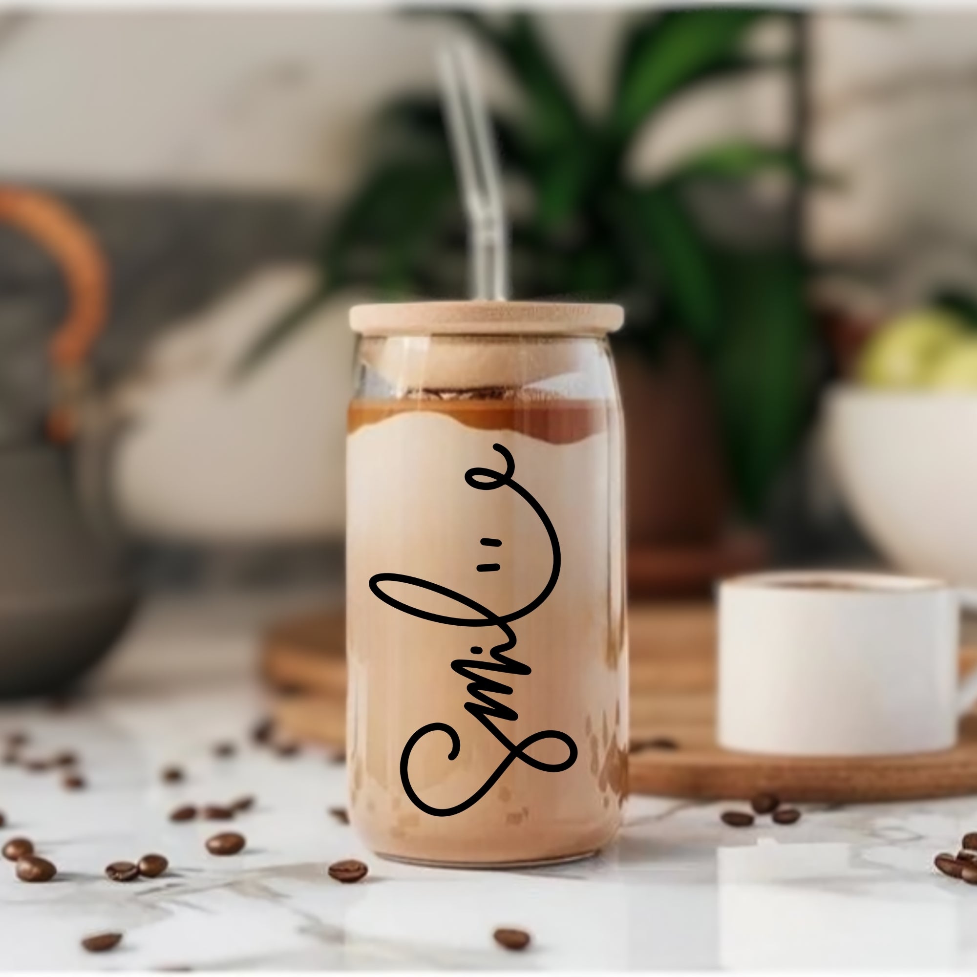 Smile - Glass Tumbler