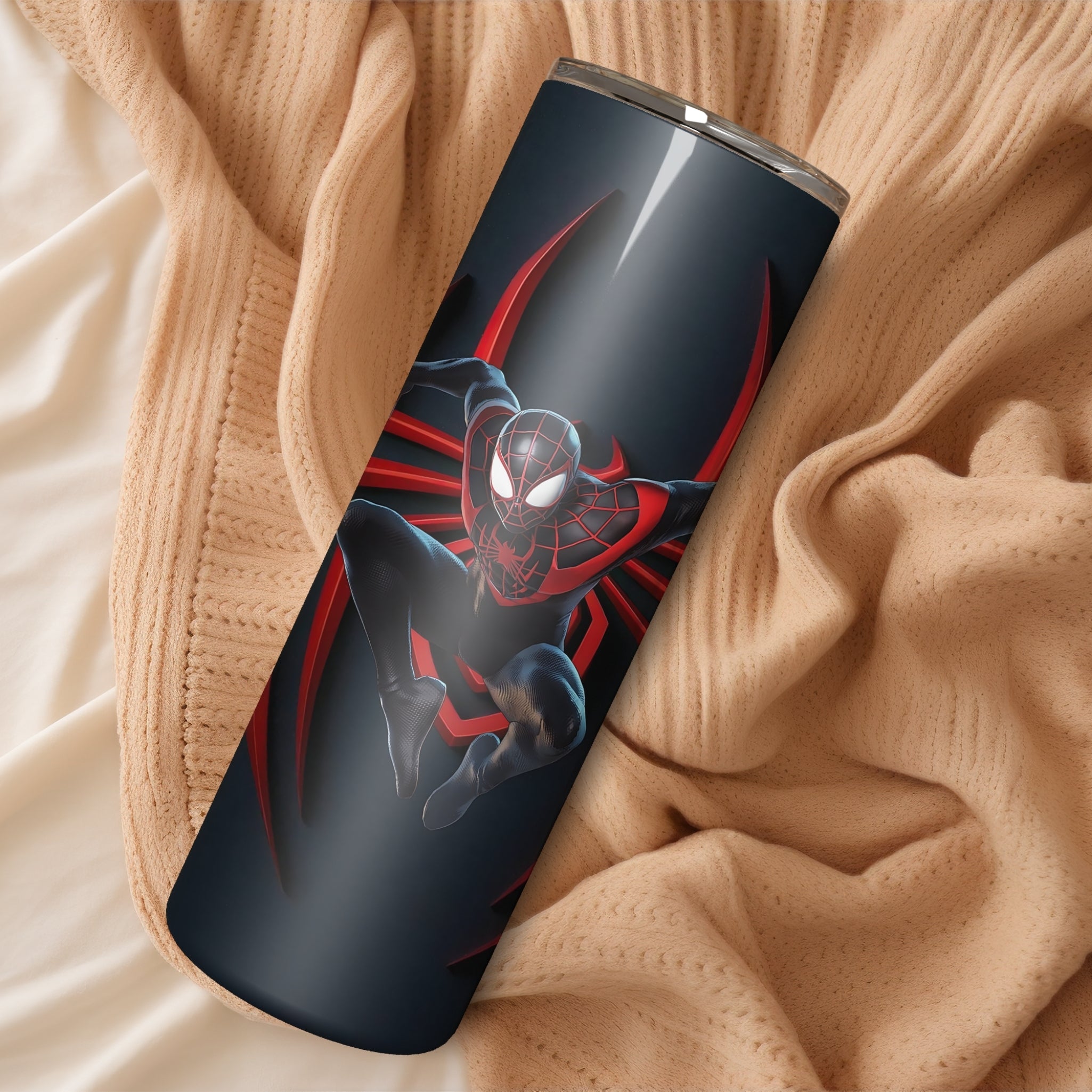 Spider Spiderman Themed Stainless Steel Vacuum Insulated Tumbler