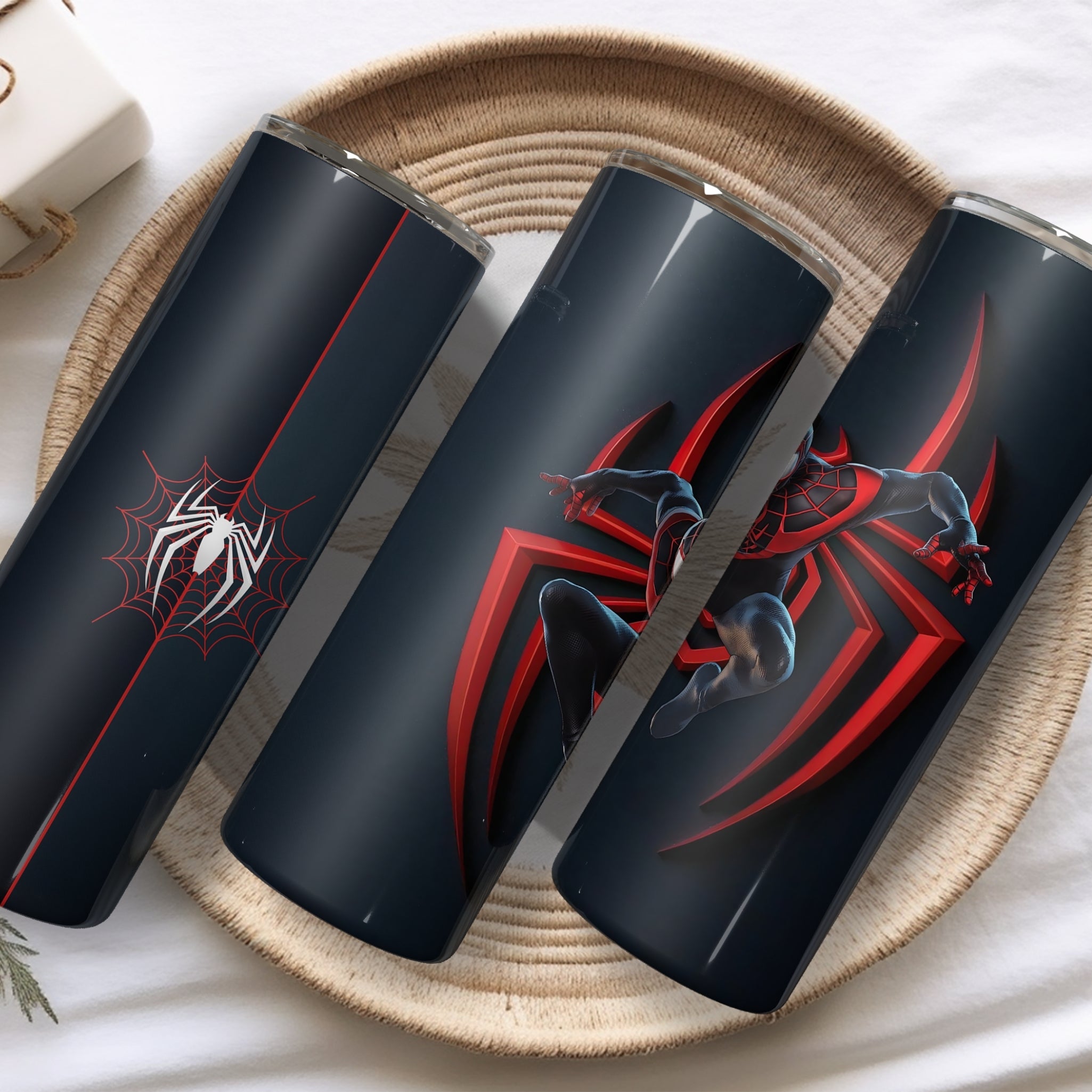 Spider Spiderman Themed Stainless Steel Vacuum Insulated Tumbler