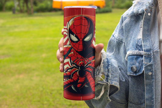 Spiderman 3 Themed Stainless Steel Vacuum Insulated Tumbler