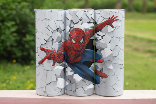 Spiderman Themed Stainless Steel Vacuum Insulated Tumbler 