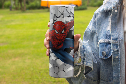 Spiderman Themed Stainless Steel Vacuum Insulated Tumbler 