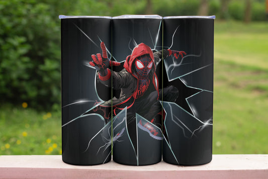 Spidermann Themed Stainless Steel Vacuum Insulated Tumbler 