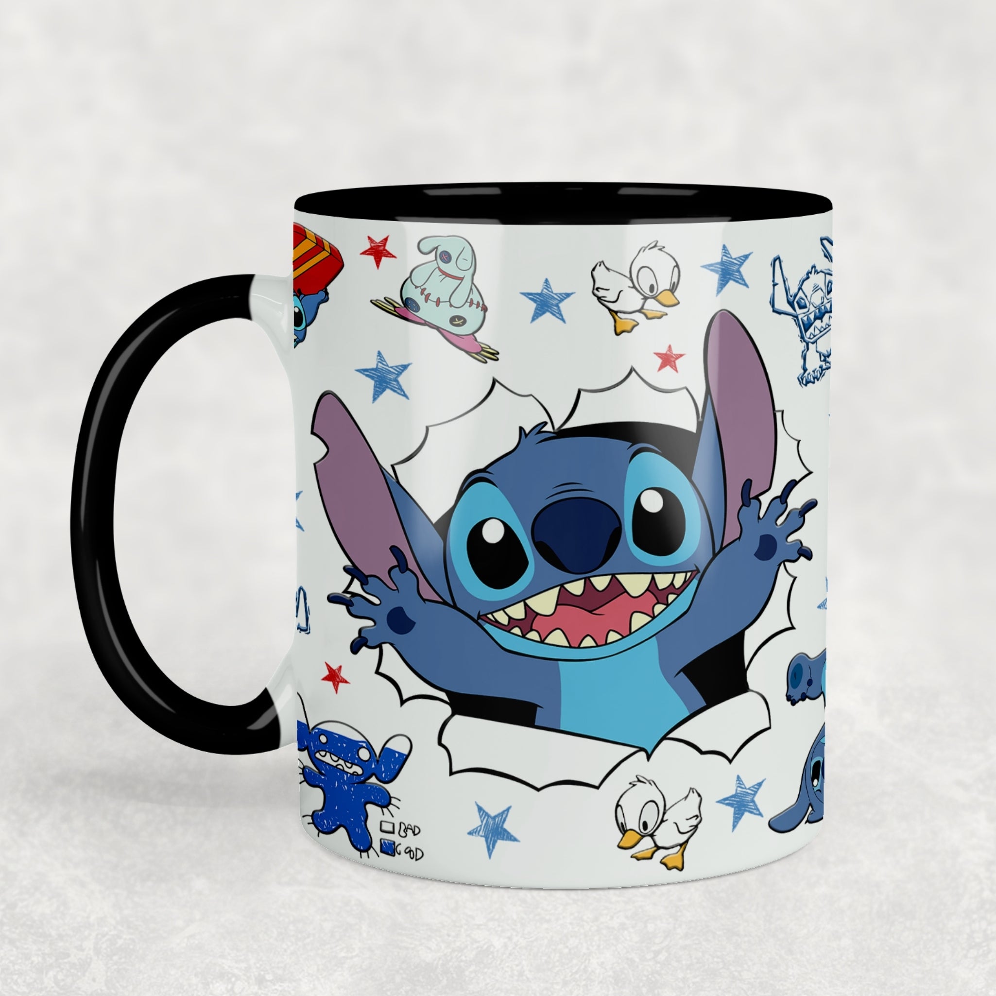Stitch Themed Ceramic Mug