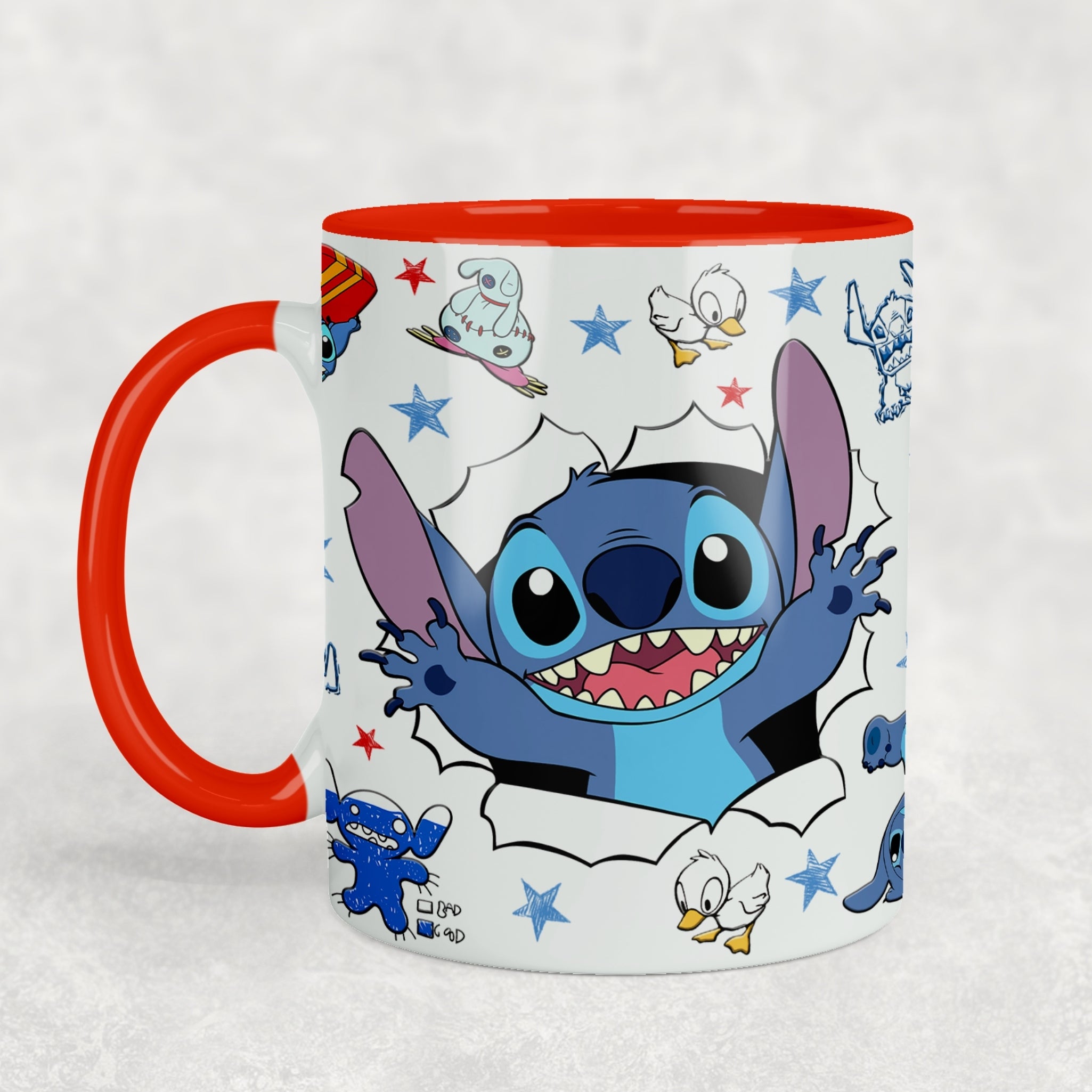 Stitch Themed Ceramic Mug