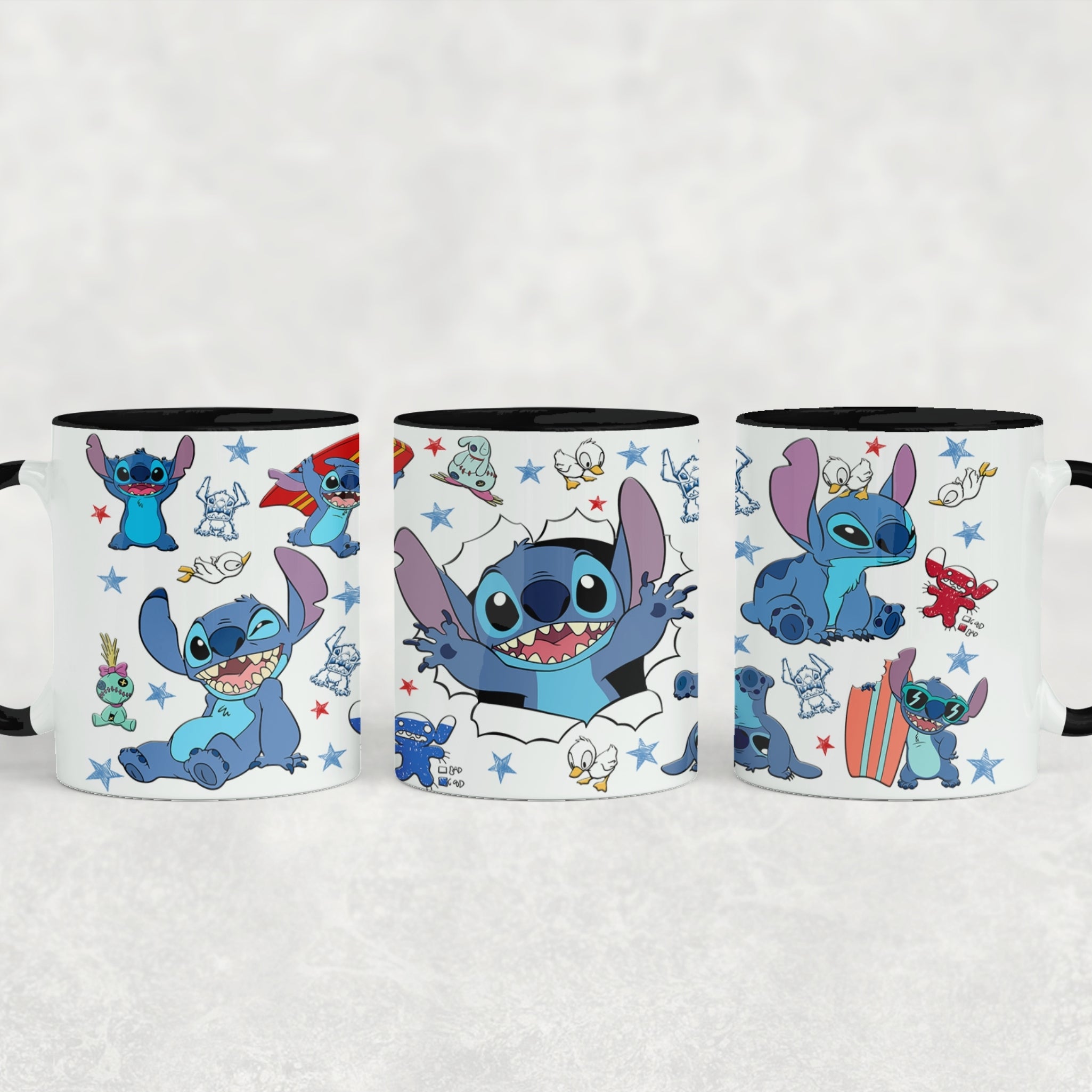 Stitch Themed Ceramic Mug