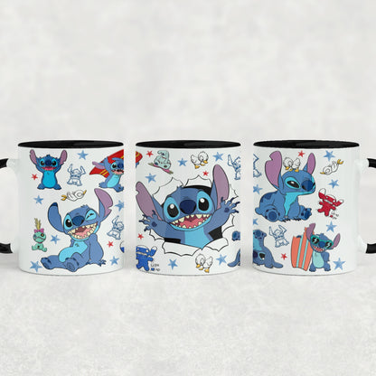 Stitch Themed Ceramic Mug