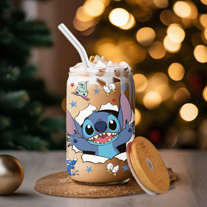 Stitch - Glass Tumbler