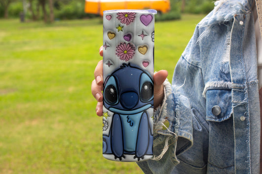 Stitch Themed Stainless Steel Vacuum Insulated Tumblerr