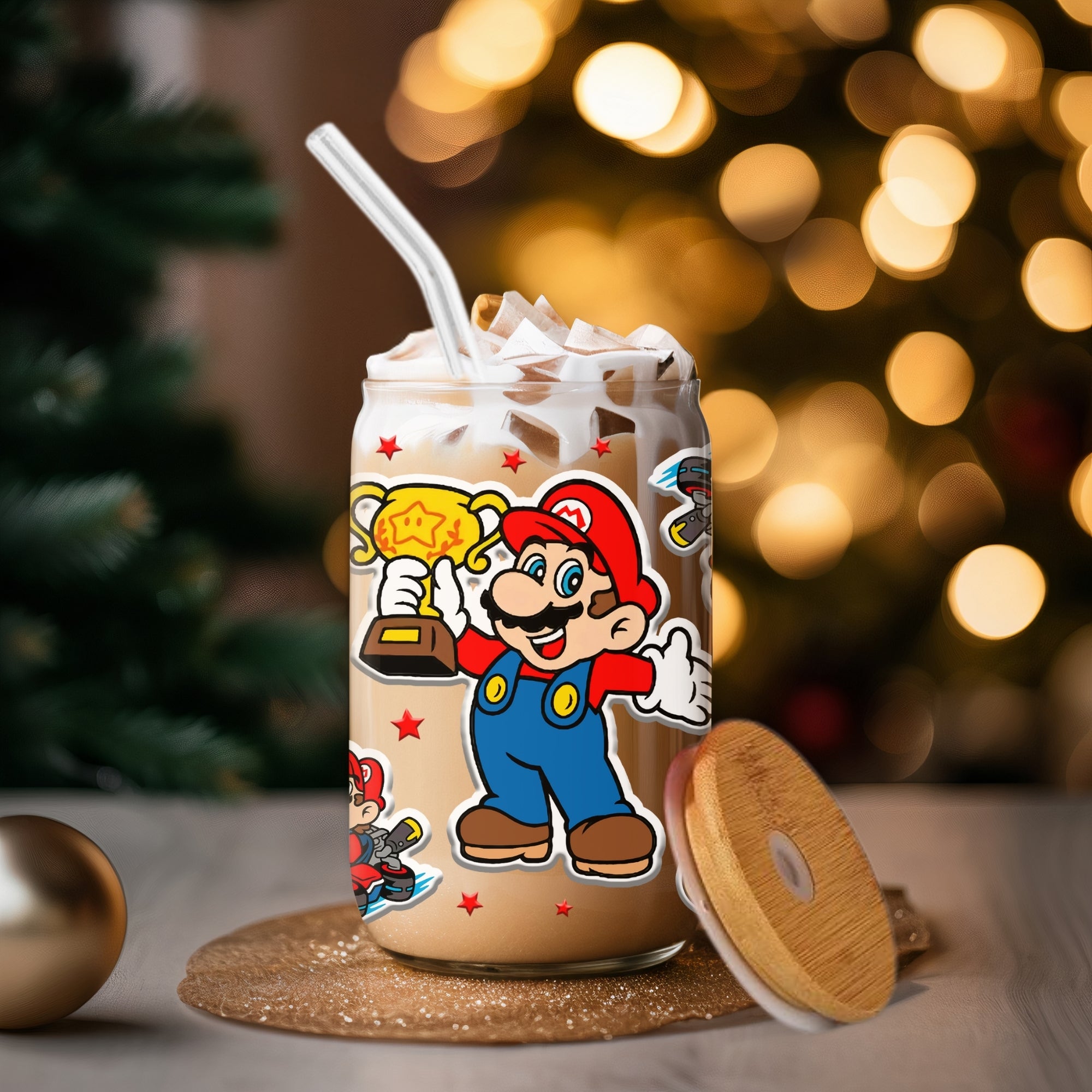 Super Mario - Glass Tumbler