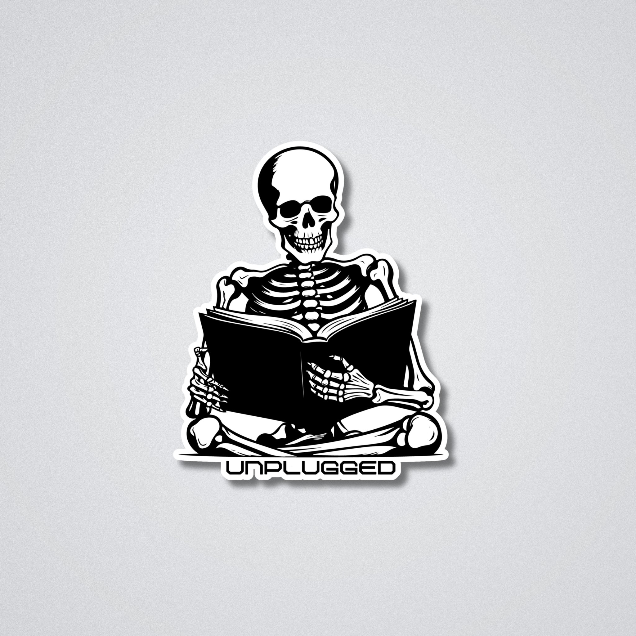 Unplugged Vinyl Waterproof Sticker