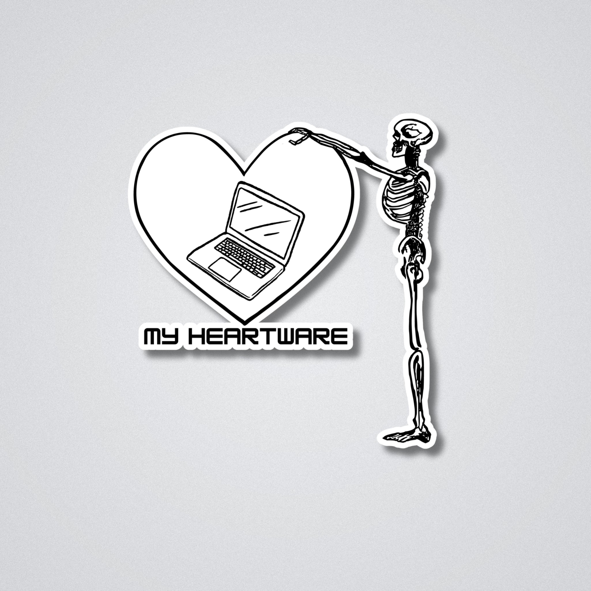 My Heartware Vinyl Waterproof Sticker