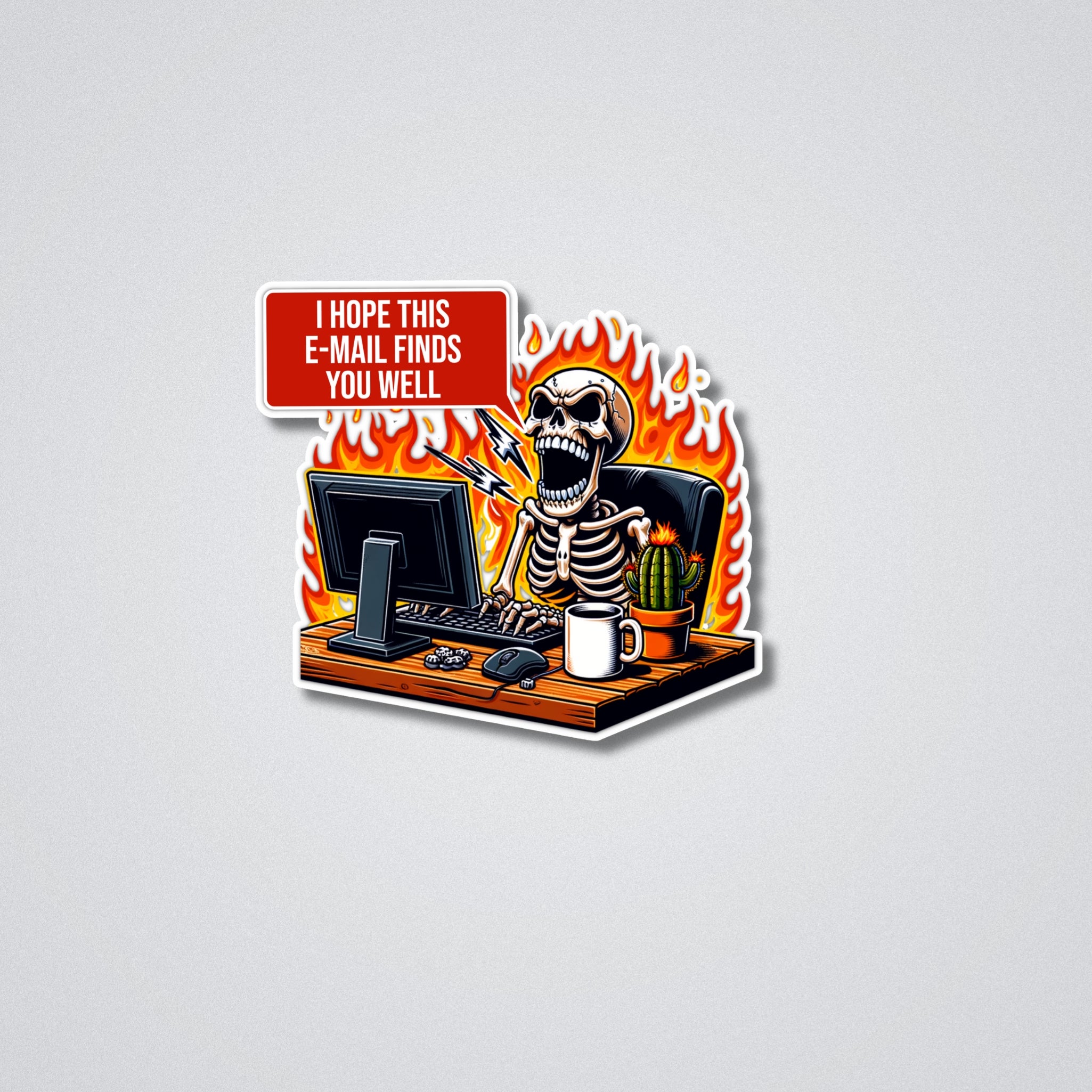 Email Finds You Well Vinyl Waterproof Sticker