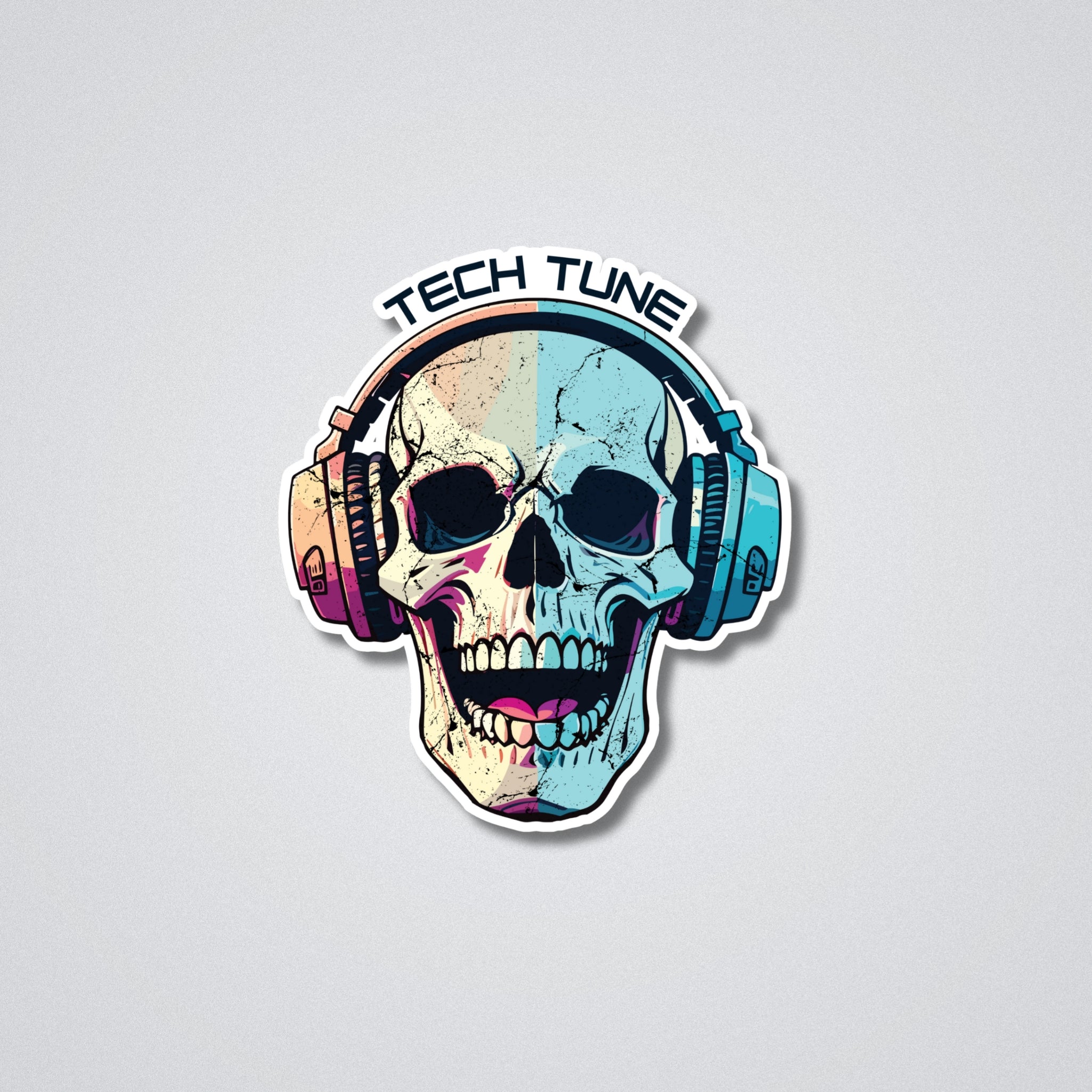 Tech Tune Vinyl Waterproof Sticker