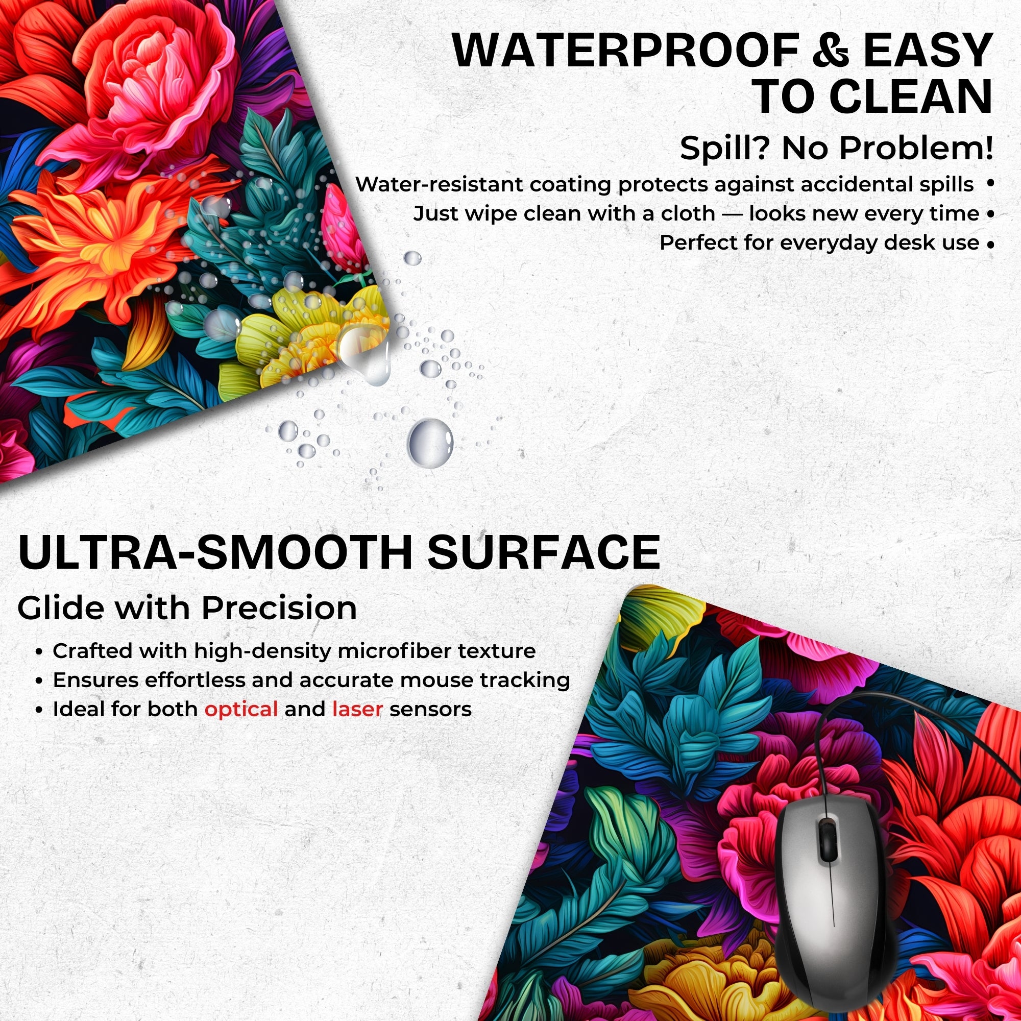 Spring Petals Mouse Pad