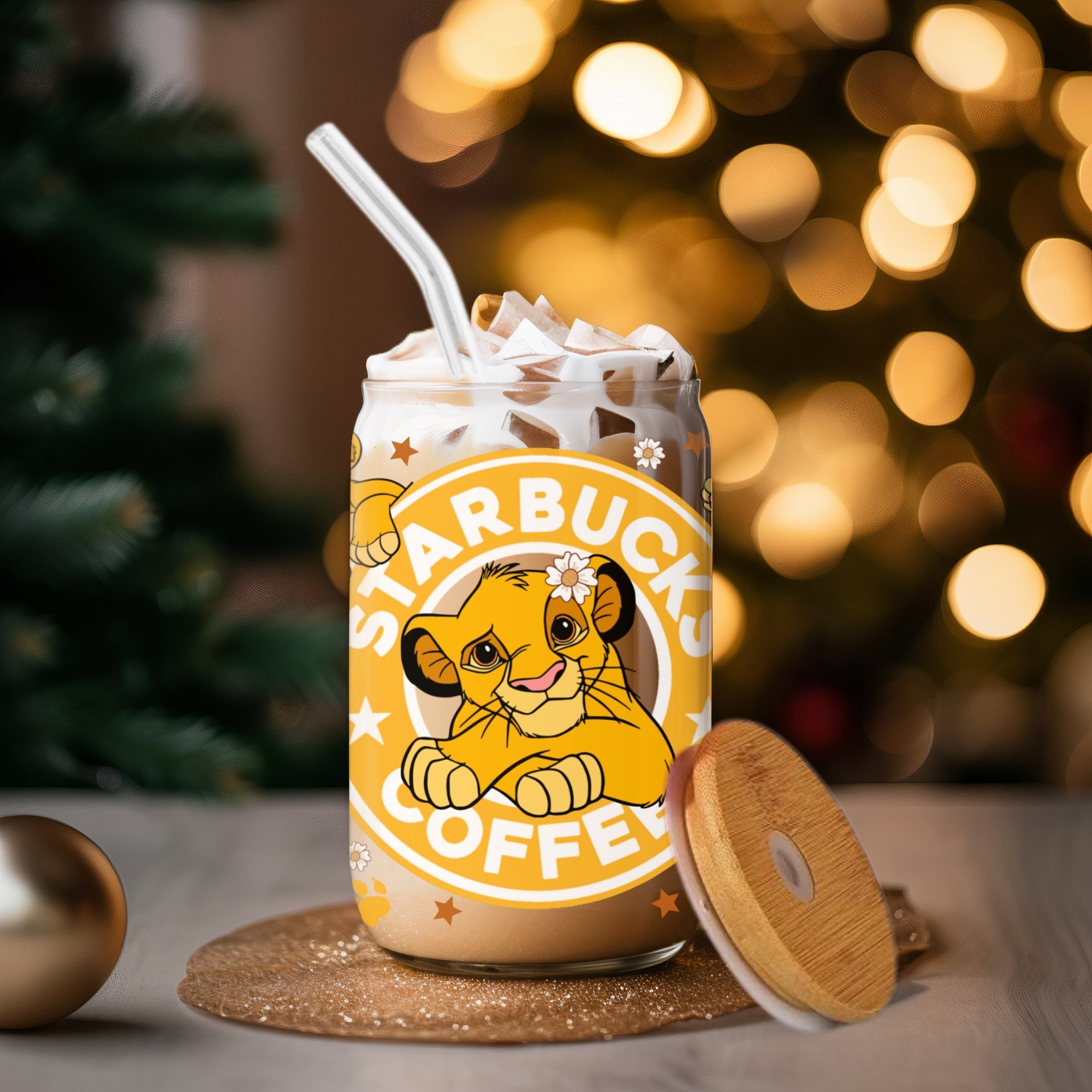 The Lion King  - Glass Tumbler