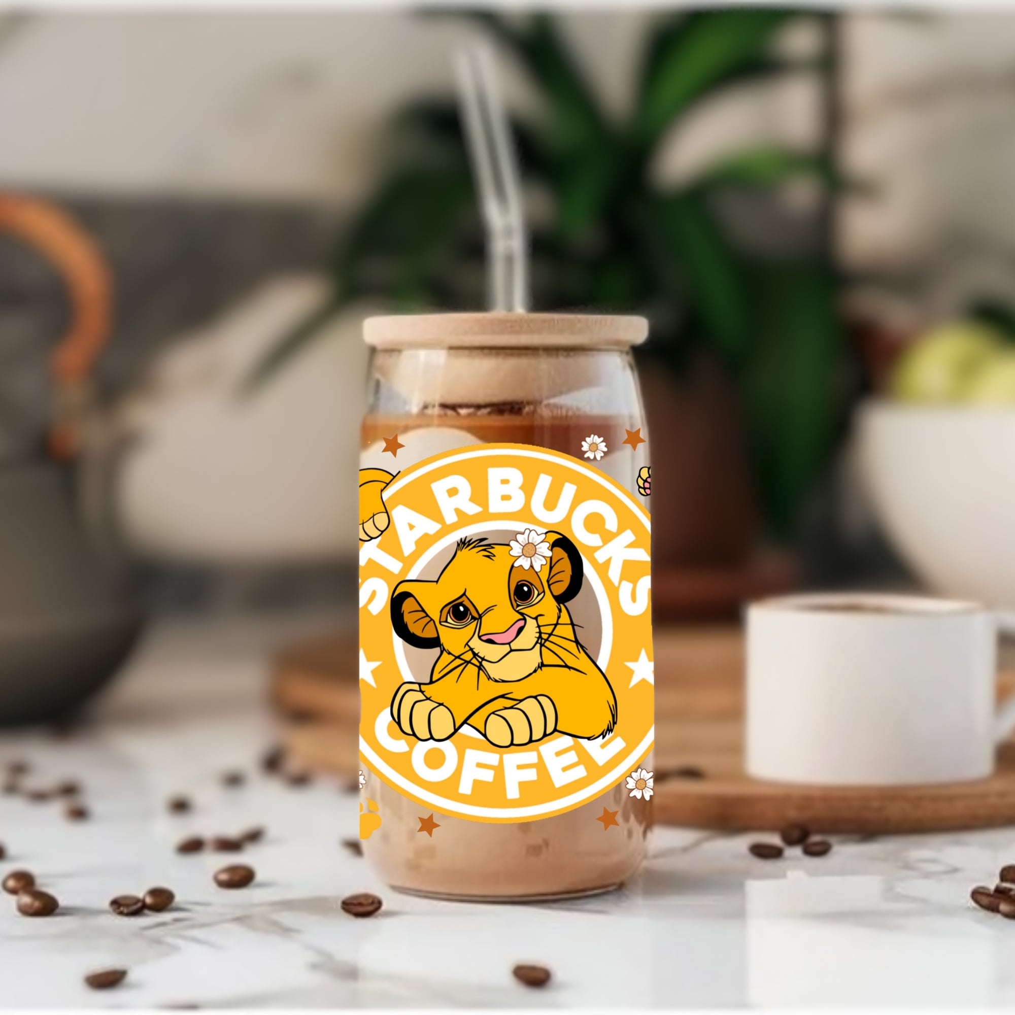 The Lion King  - Glass Tumbler