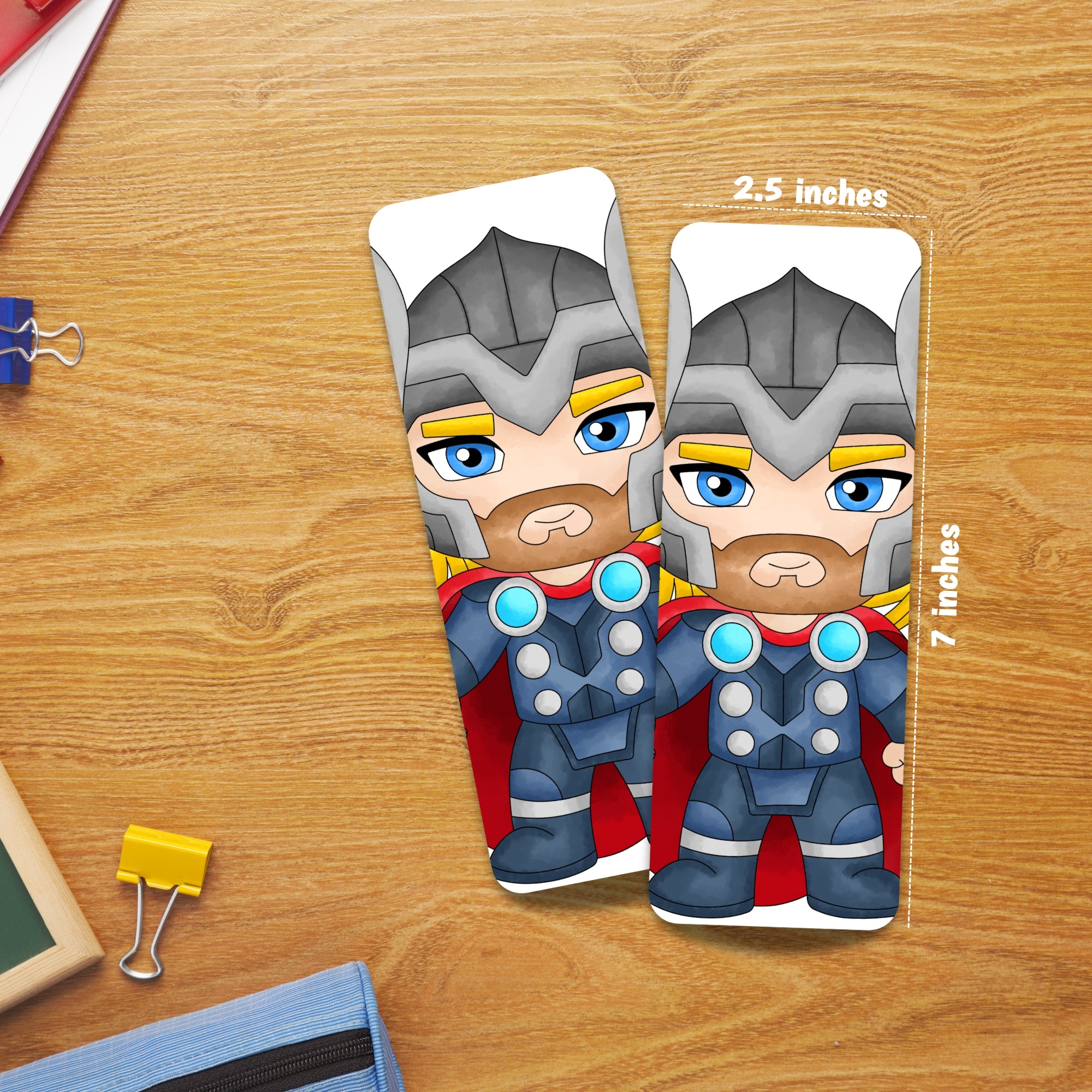 Super Heroes Bundle A Laminated Bookmarks