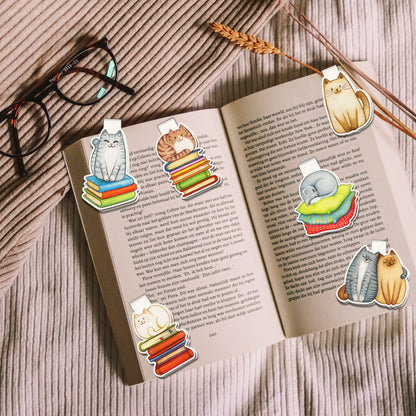 Purrfect Reads Magnetic Bookmarks Bundle
