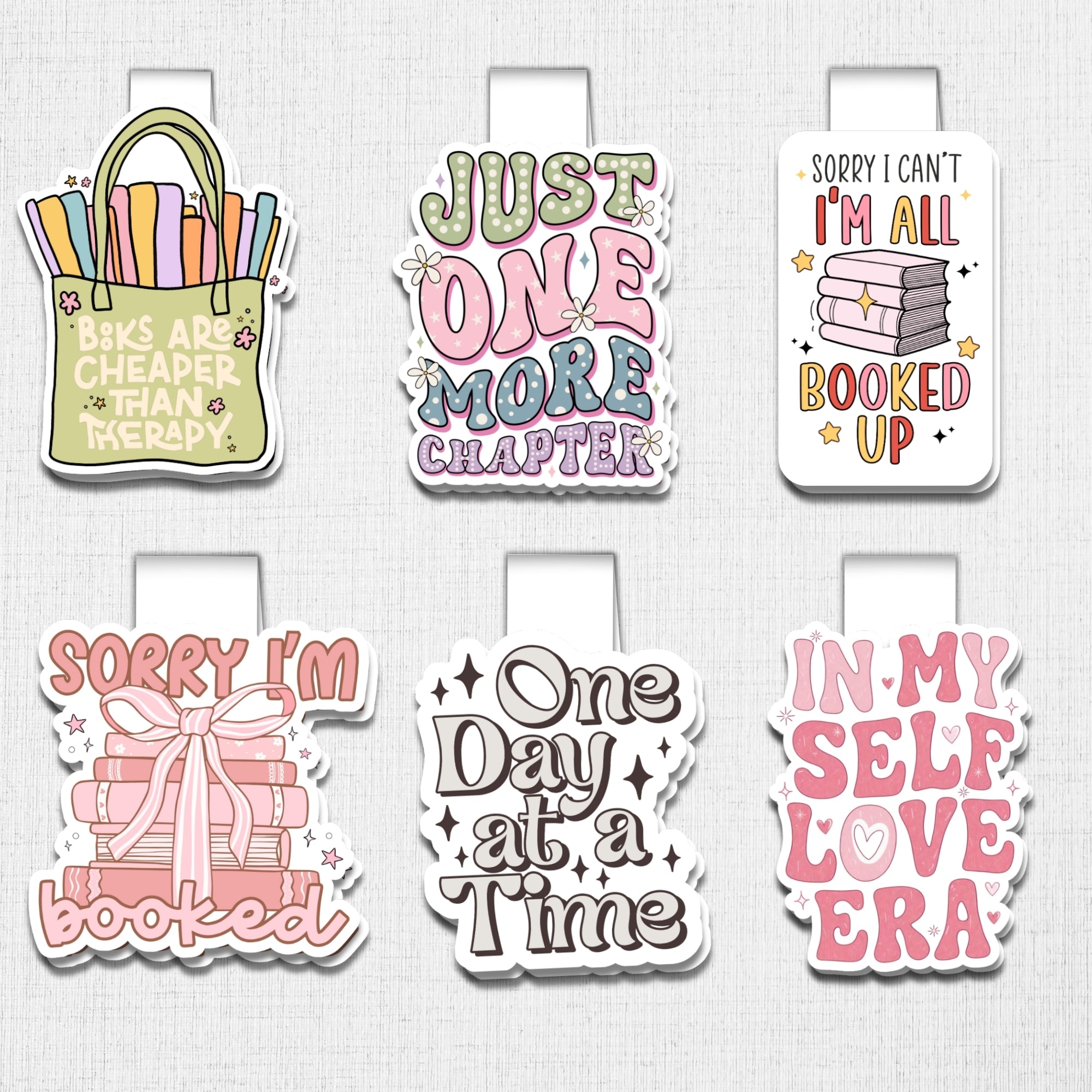 Simple Pleasures Magnetic Bookmarks Bundle