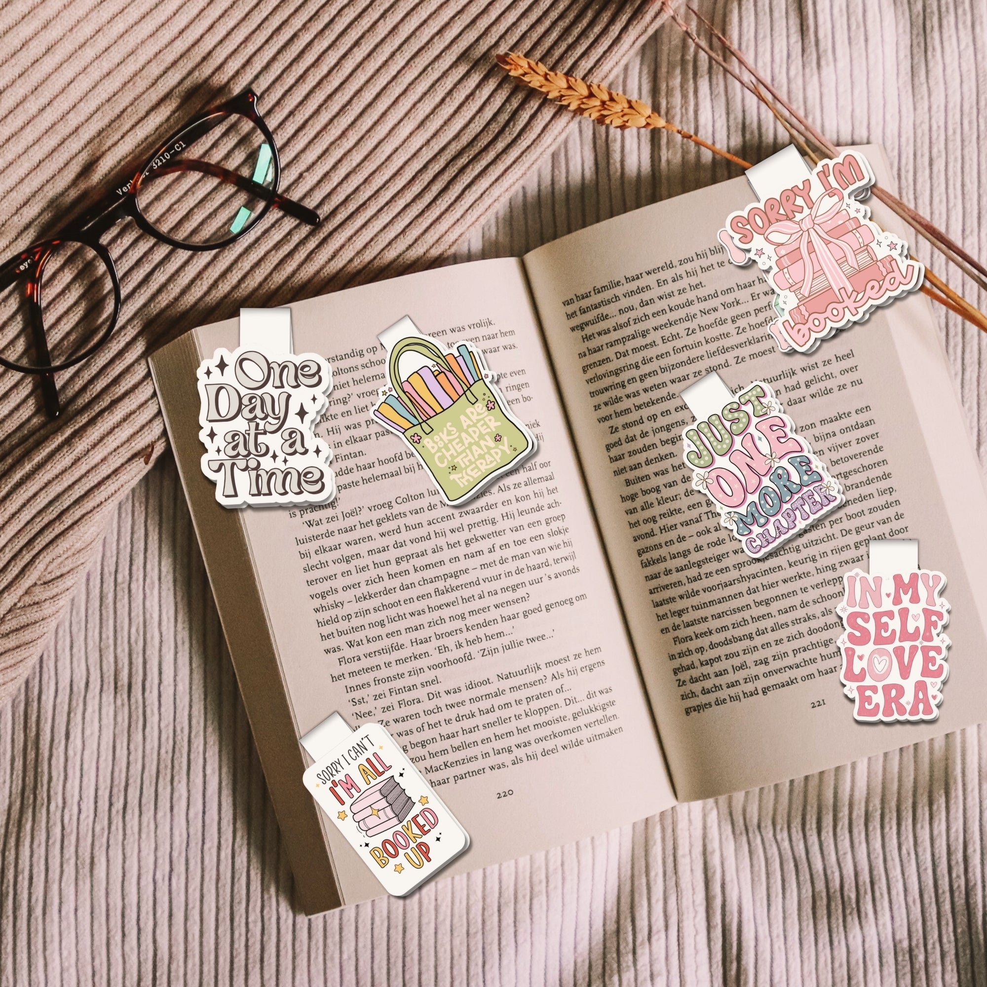 Simple Pleasures Magnetic Bookmarks Bundle