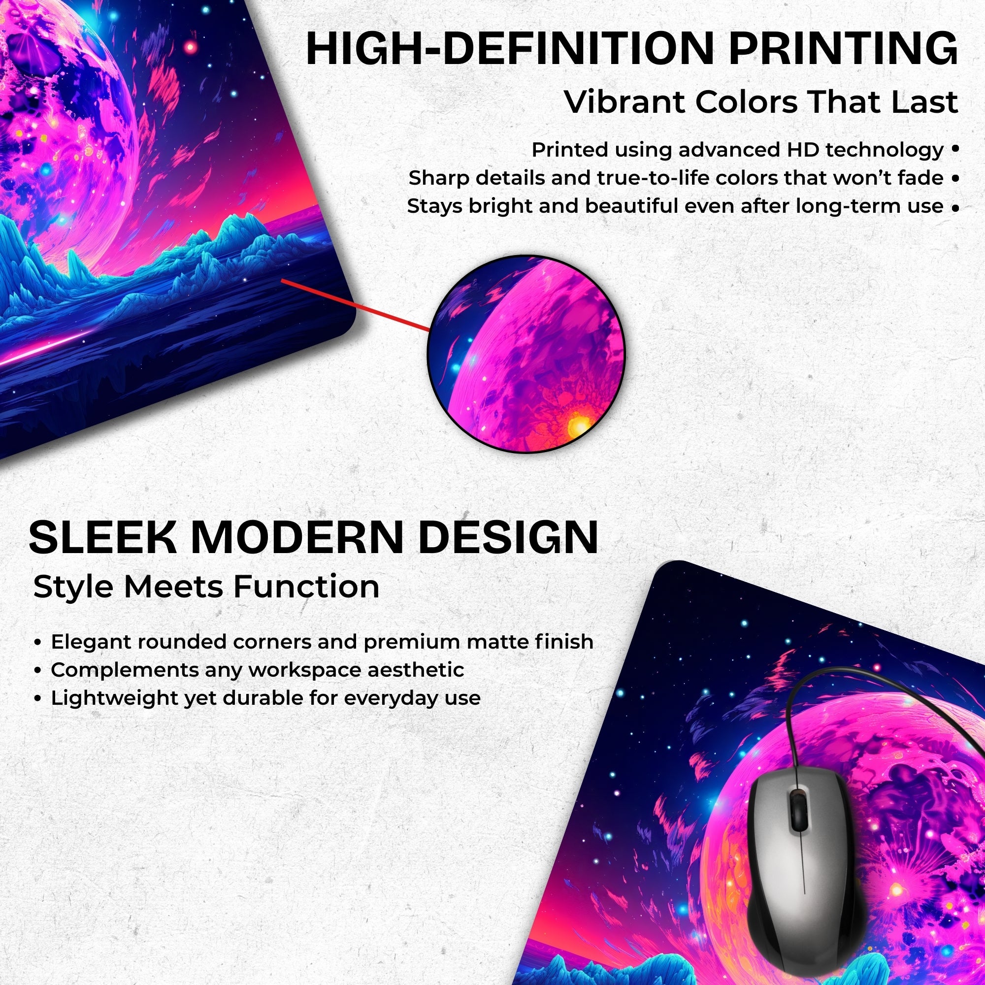 Midnight Glow Mouse Pad