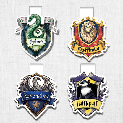 Hogwarts Houses Magnetic Bookmarks Bundle