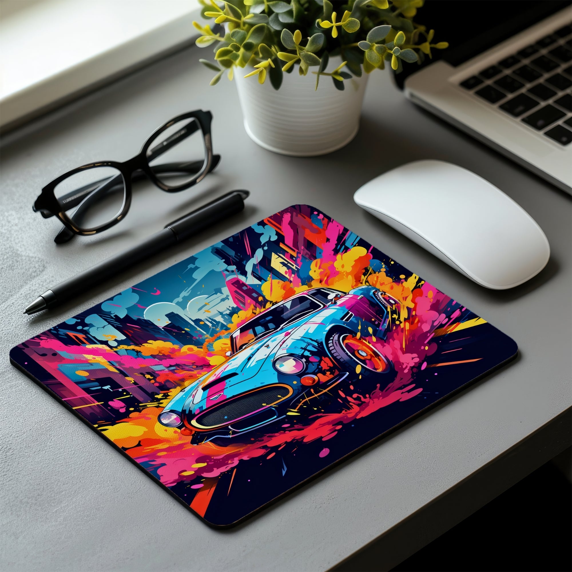 Urban Wheels Mouse Pad