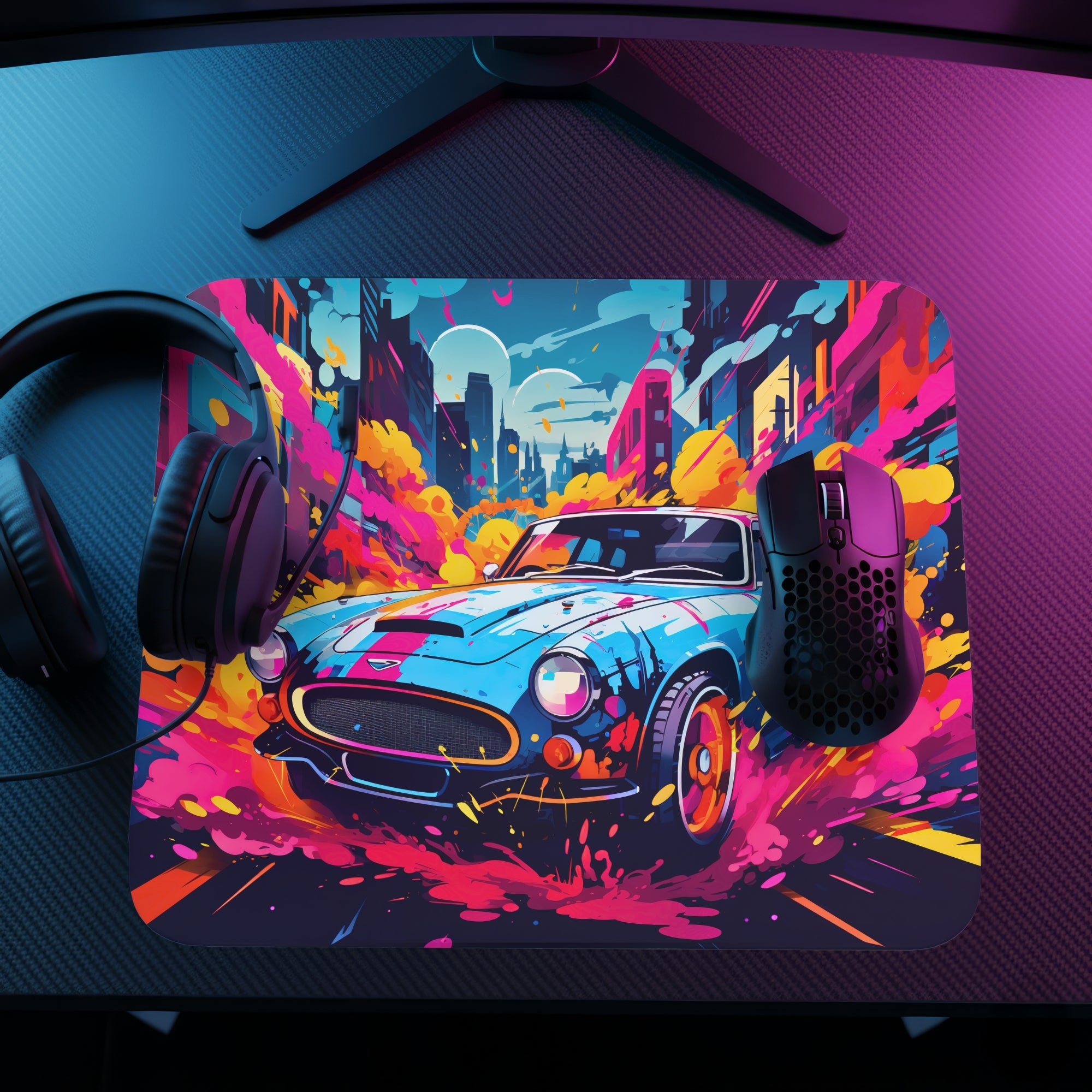 Urban Wheels Mouse Pad