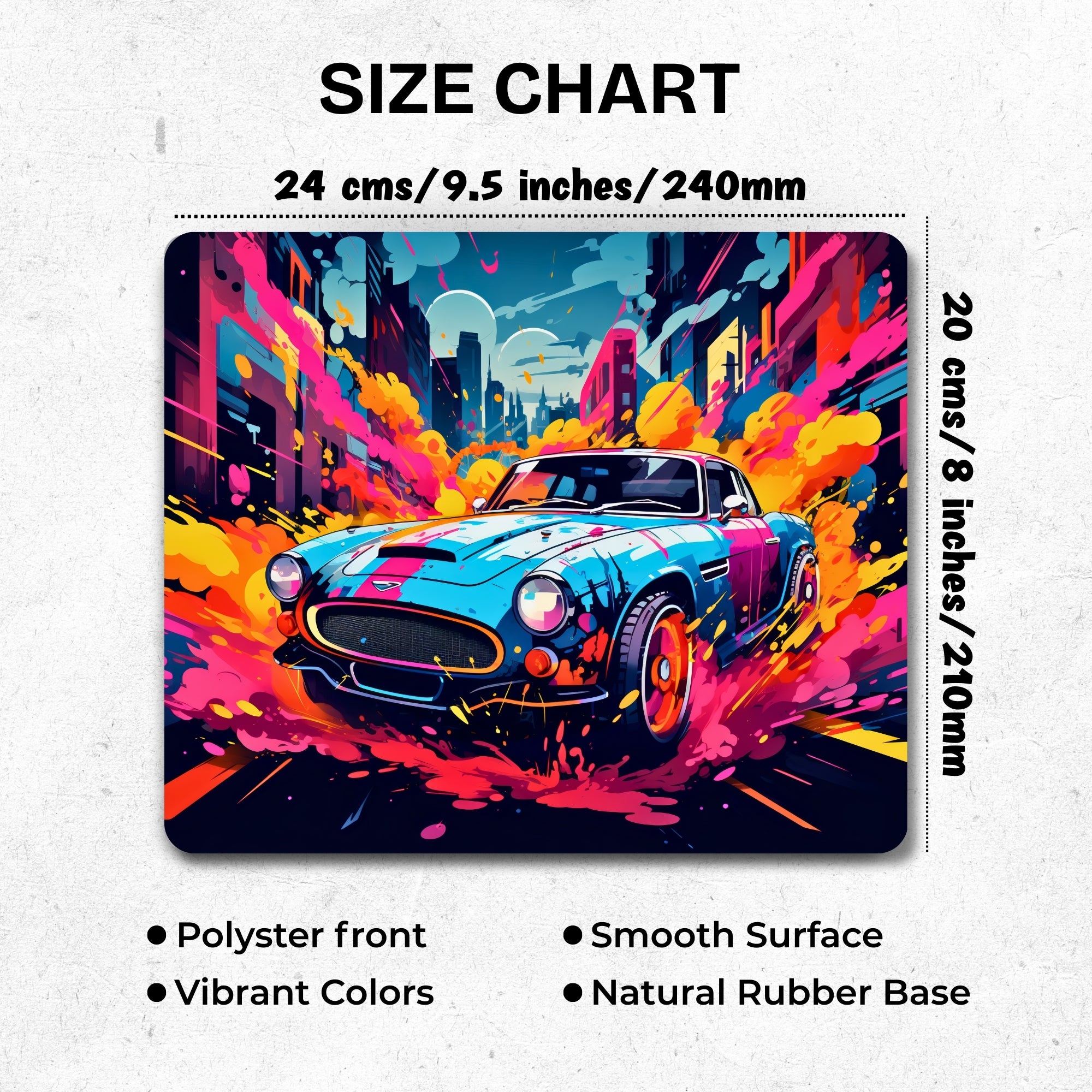 Urban Wheels Mouse Pad