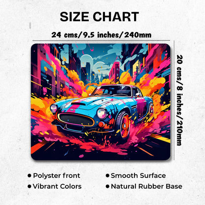 Urban Wheels Mouse Pad