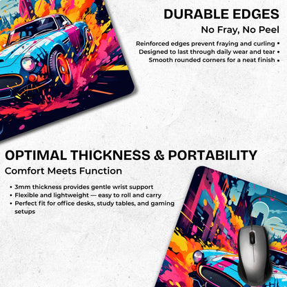 Urban Wheels Mouse Pad