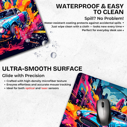 Urban Wheels Mouse Pad